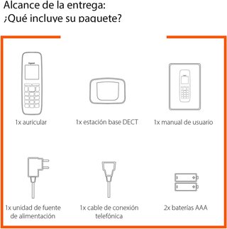 Gigaset A116 - Teléfono DECT Inalámbrico