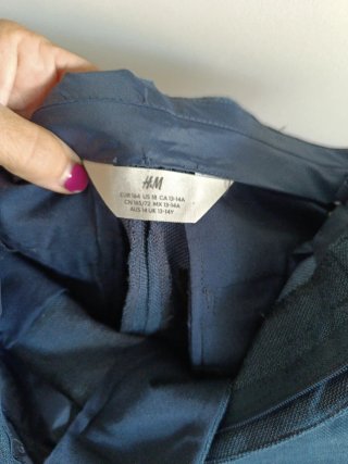 Traje H&M Adolescente Azul Talla M.
