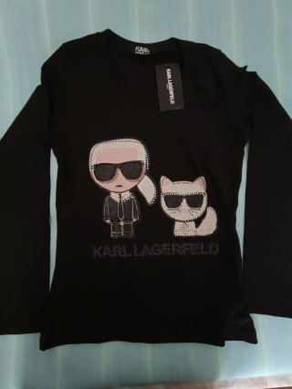 Conjunto Karl Lagerfeld Negro