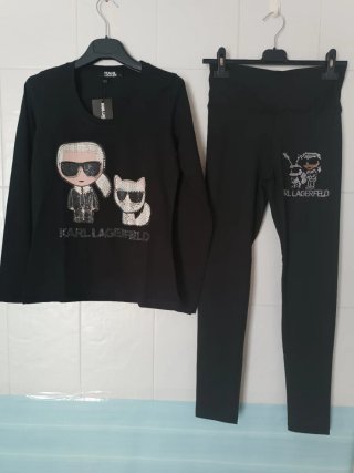 Conjunto Karl Lagerfeld Negro