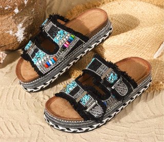 Sandalias Plataforma Adornadas diferentes modelos