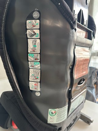 Silla Coche Mercedes Benz Isofix Negra
