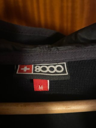 Chaqueta Softshell +8000 Negra y Gris