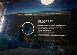 Macbook Pro Retina 13 2014 + Cargador + Caja