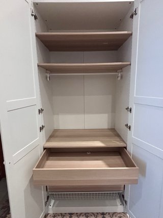 Armario Ikea Pax Tyssedal Doble Blanco