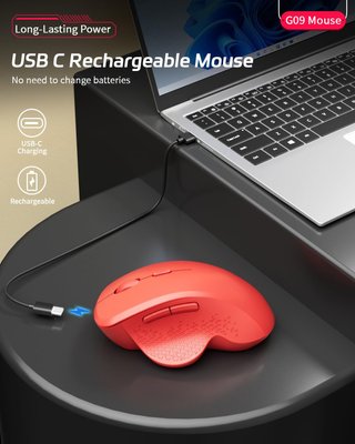 Ratón Uiosmuph G09 Bluetooth Recargable PRECINTADO