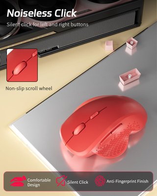 Ratón Uiosmuph G09 Bluetooth Recargable PRECINTADO