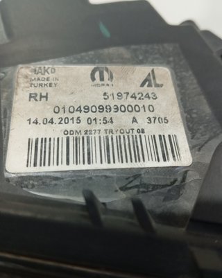 Faro der 51974243 fiat doblo ii cargo (263) 463960