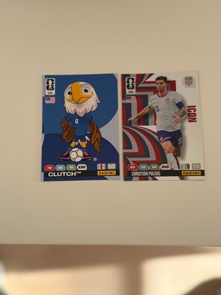 Cromo Panini Clutch Christian Pulisic USA