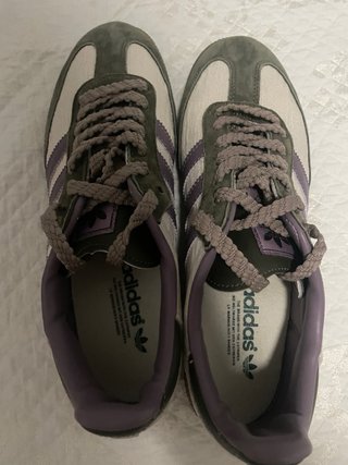 Adidas Zapatillas Verde Militar y Morado Nuevas