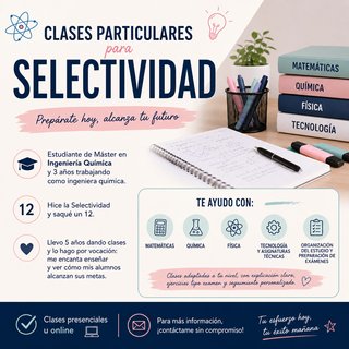 CLASES PARTICULARES PARA SELECTIVIDAD / PAU