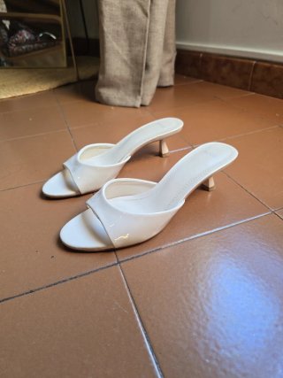 Sandalias Mango Talla 38 Beige