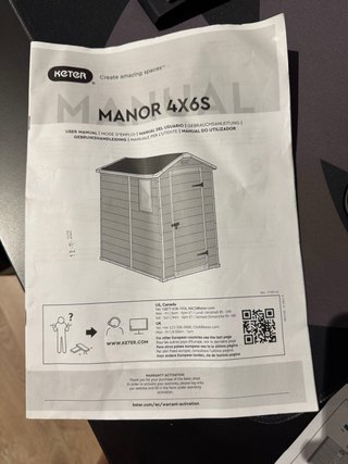 Caseta de resina 2,2m cuadrados
