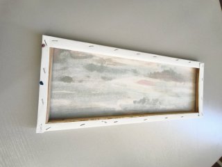 Olio su tela astratta, 20x50