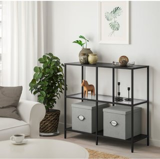Estantería Metálica con Vidrio VITTSJÖ