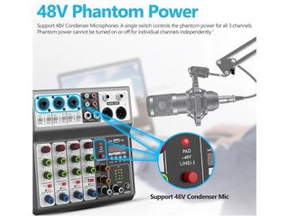 Mixer audio professionale Aveek F-5A