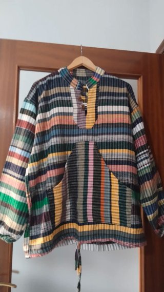 Jersey estilo hippie patchwork