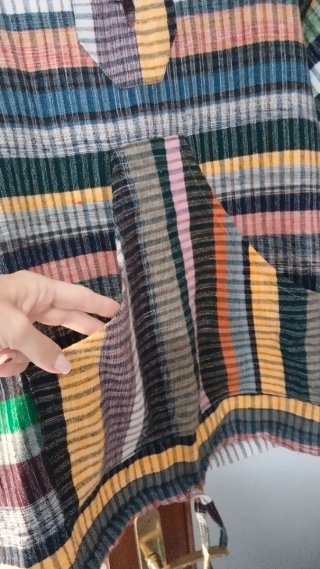 Jersey estilo hippie patchwork