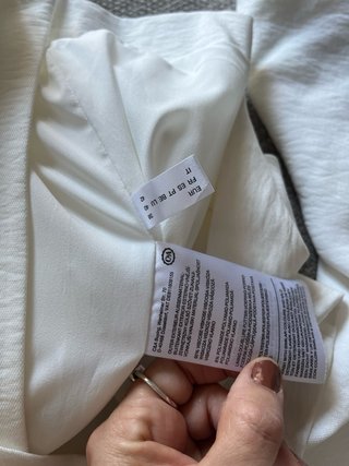 Traje chaqueta blanco mujer