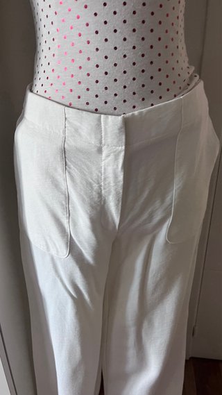 Traje chaqueta blanco mujer