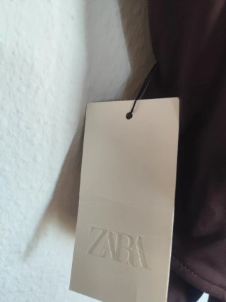 Body marrón espalda descubierta Zara Talla M