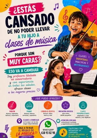 Clases violín y piano