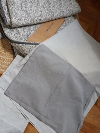 Colcha bouti gris