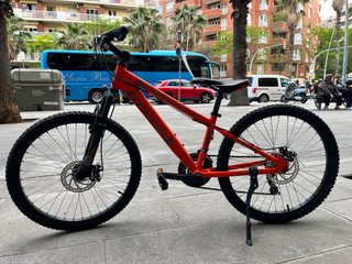 Bici MTB Moma naranja niño 24 pulgadas