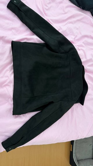 Chaqueta Zara efecto ante negra