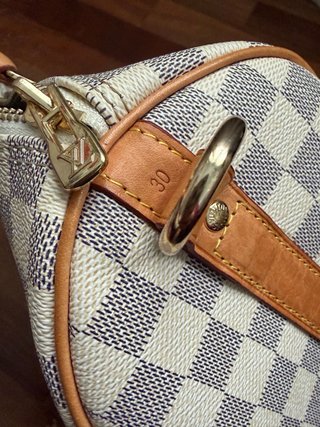 Borsa Louis Vuitton Speedy Damier Azur