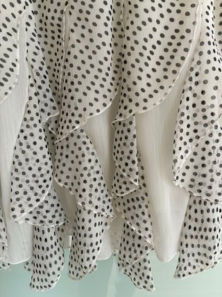 Vestido de fiesta lunares T42