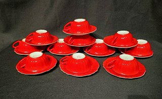 Servizio Caffè Porcellana 11 Pezzi