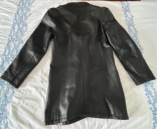 Chaqueta Piel Natural Negra Talla M