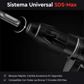 Martillo Perforador Dnipro-M 1400W SDS-Max