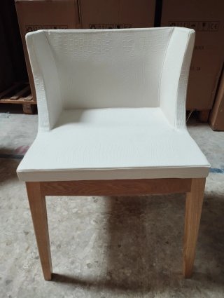 Sillas comedor salón acrílico y piel sintética