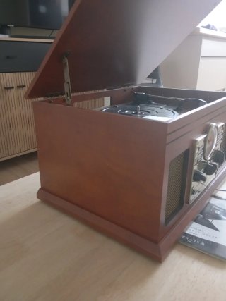 Giradischi i-box stile vintage nuovo