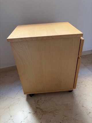Cajonera scrivania in legno con ruote Ikea