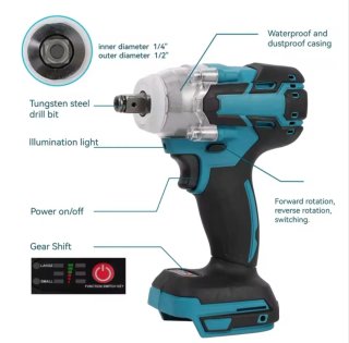 Llave de Impacto Brushless 520Nm 4200RPM - NUEVA
