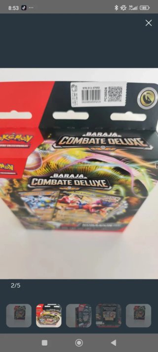 Baraja Combate Deluxe Pokémon Koraidon EX