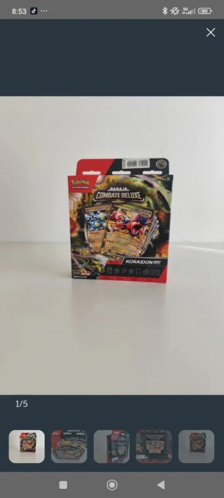 Baraja Combate Deluxe Pokémon Koraidon EX