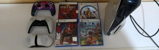 Consola PS5 Fat 1TB + 4 Juegos + Mandos
