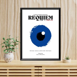 Quadro Poster Film Requiem for a Dream + Cornice