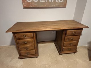 Mesa escritorio de madera