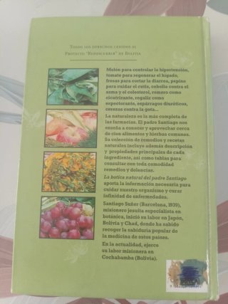 Libro La botica natural del Padre Santiago