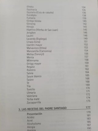 Libro La botica natural del Padre Santiago
