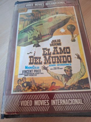 VHS El Amo del Mundo - Julio Verne