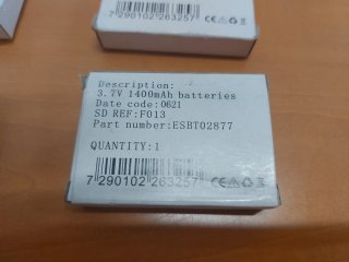 Baterías 3.7V 1400mAh (ESBT02877)