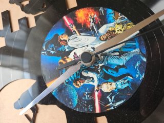 Star Wars clock on record