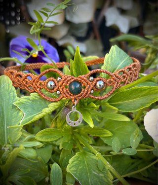 Conjunto choker y pulsera jade/ágata OFERTA MAYO