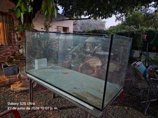 Acuario gigante 750L con mesa